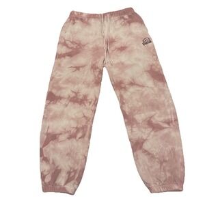 Vans Tie Dye Sweatpants Mauve Pink Sun Logo Joggers XS